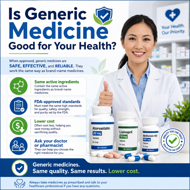 Is Generic Medicine Good for Your Health?
