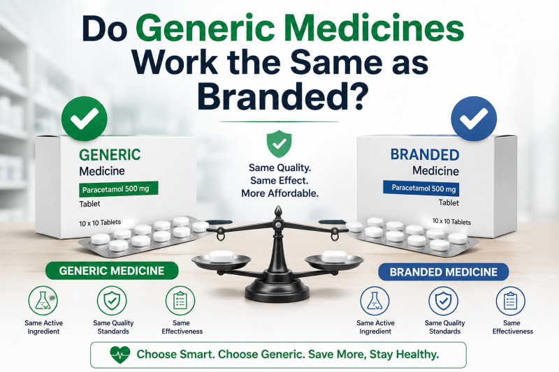 Do Generic Medicines Work the Same as Branded