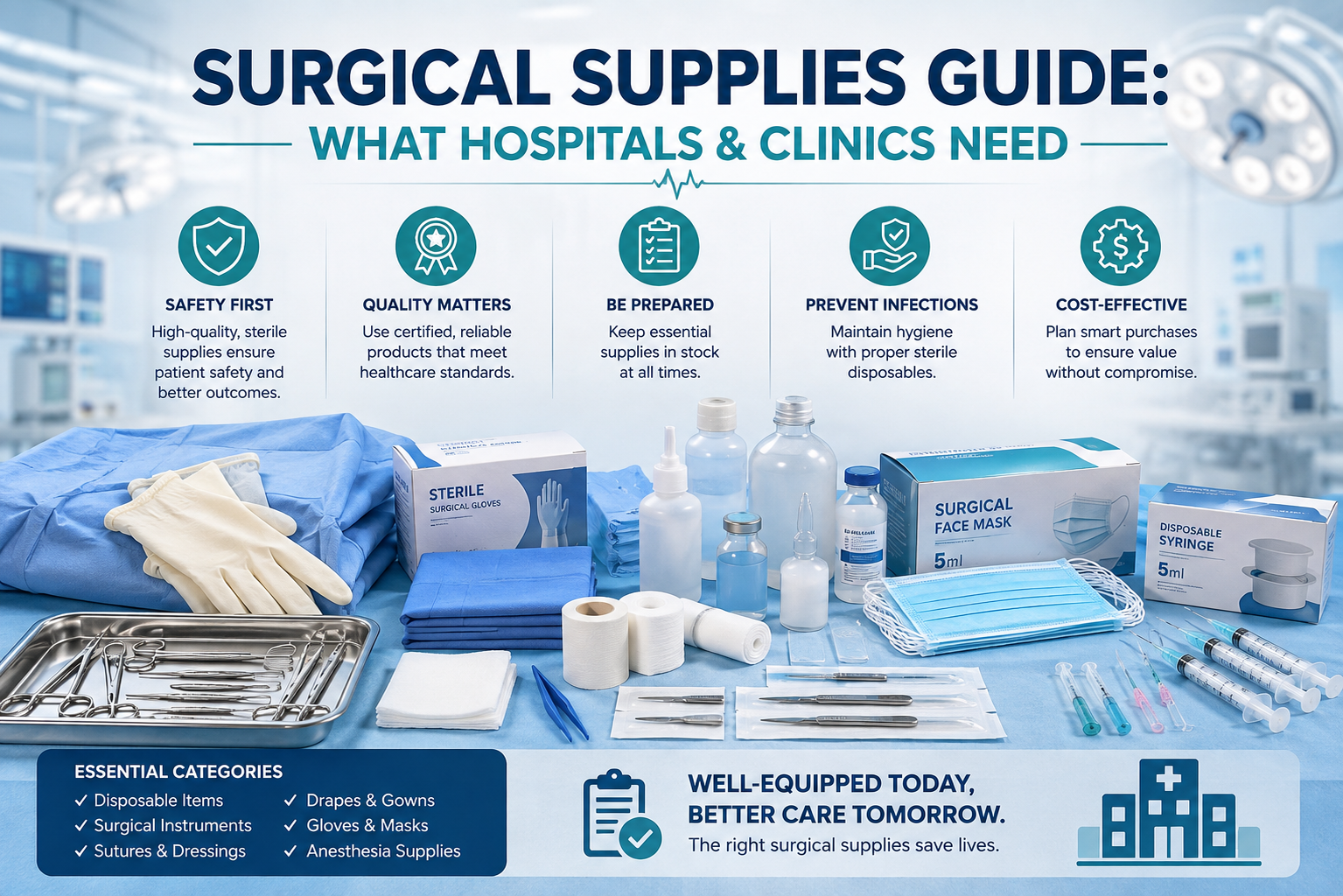Surgical Supplies Guide: What Hospitals & Clinics Need