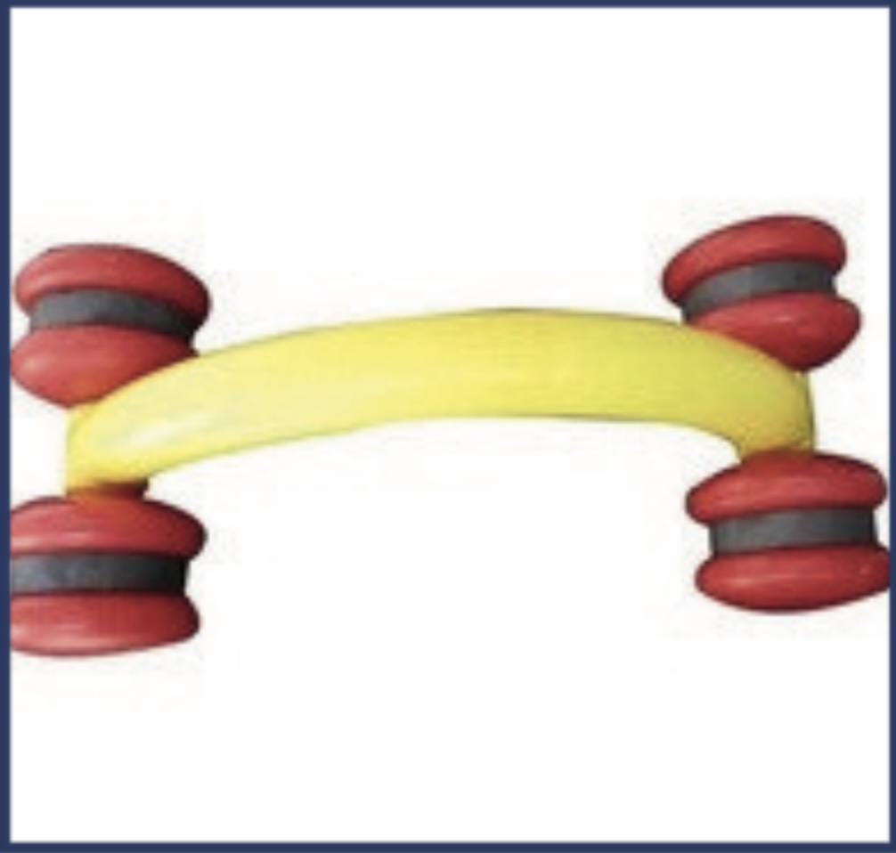 Accupressure Spine Roller Curved Soft — Scanda Enterprises, medical supplies Moosapet Hyderabad