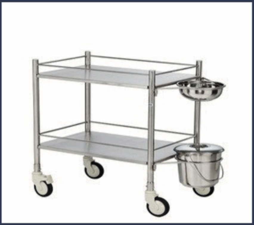 Dressing Trolley — Scanda Enterprises, medical supplies Moosapet Hyderabad