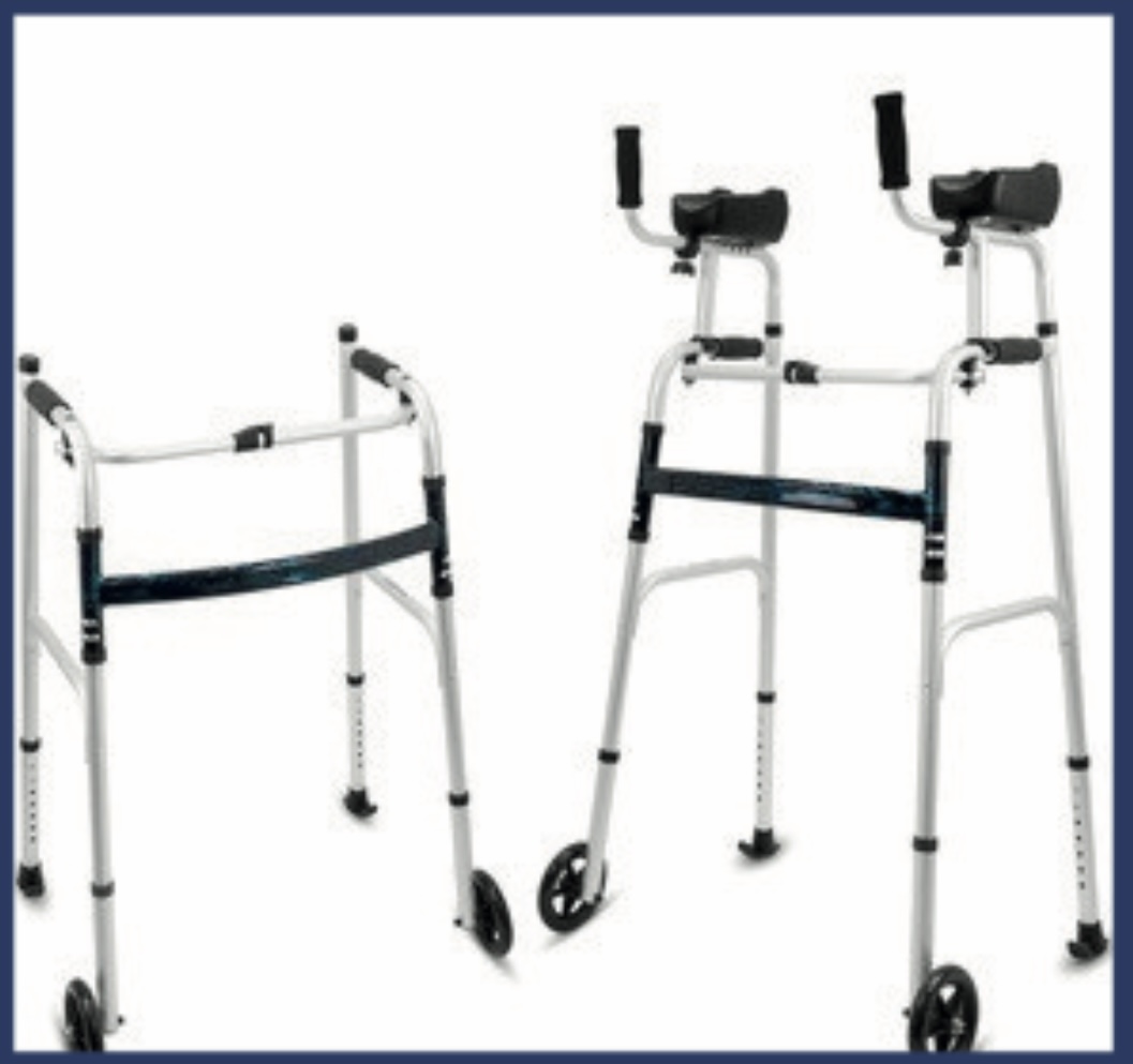 Foldable Walker with Arm Rest Support — Scanda Enterprises, medical supplies Moosapet Hyderabad
