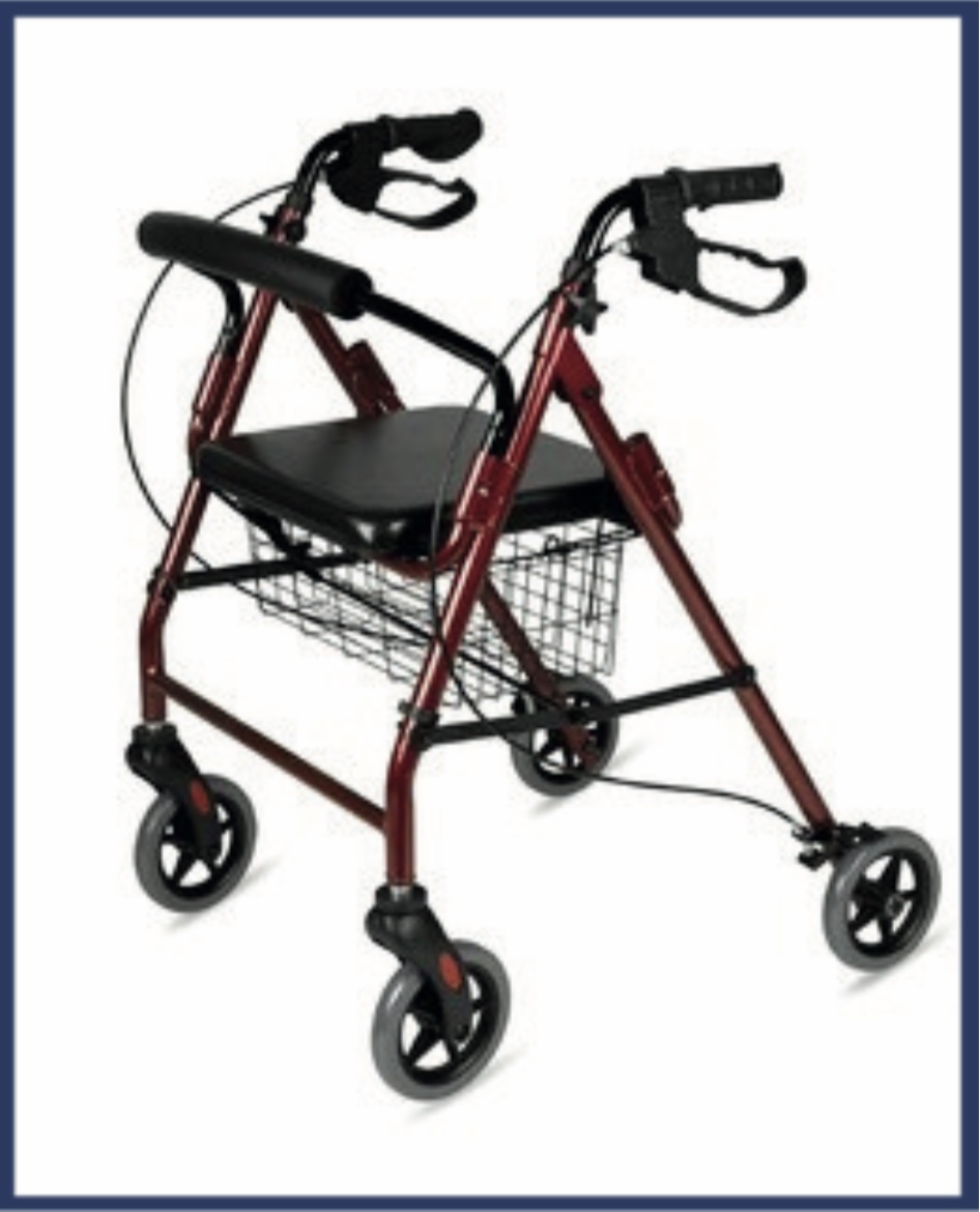 Rollator Walker — Scanda Enterprises, medical supplies Moosapet Hyderabad